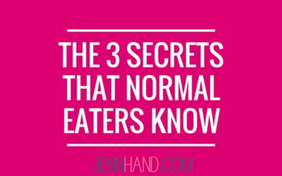 The 3 Secrets Normal Eaters Know