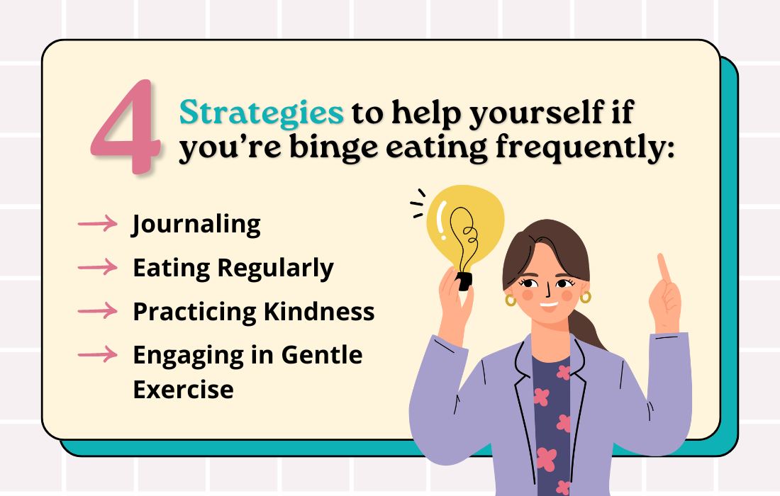 How You Can Help Yourself If You're Binge Eating Frequently